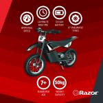 Razor MX125 Electric Dirt Bike for Ages 7+