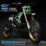 XTM MXPRO 60V 2000W Electric Dirt Bike - Green