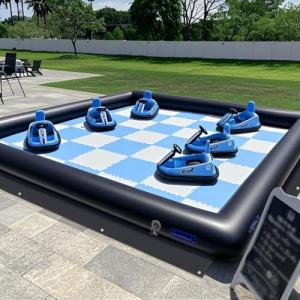 Mini Inflatable Bumper Car Racing Track Set