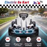 24V 9AH Kids Electric Go Kart with Adjustable Seat