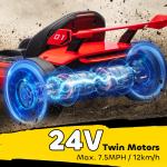 HOMCOM 24V Electric Go Kart for Kids