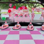 Mini Inflatable Bumper Car Racing Track Set