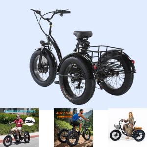 20 Inch Foldable Electric Tricycle with Fat Tires