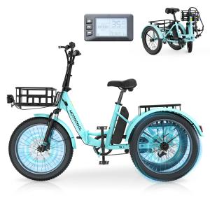 Foldable Electric Tricycle with 20" Fat Tires