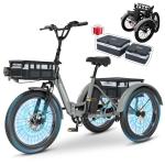 MOONCOOL Electric Folding Tricycle for Adults