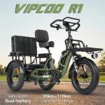 VIPCOO R1 Fat Tire 3-Wheel Electric Bike