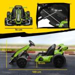 HOMCOM 24V Kids Electric Go Kart - Green