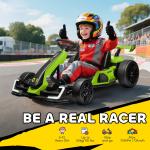 HOMCOM 24V Kids Electric Go Kart - Green
