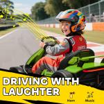 HOMCOM 24V Kids Electric Go Kart - Green