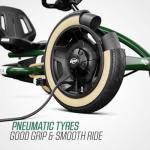 Berg Buddy Retro Green Pedal Kart for Kids