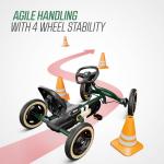 Berg Buddy Retro Green Pedal Kart for Kids