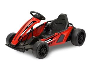 INDALCHESS Kids Drift Kart 24V, 15Km/h, Red