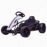 Kids 24v Electric Drift Go Kart - White