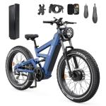 TESWAY X9 Dual Motor Full Suspension Fat Tire eBike