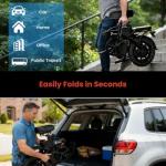 Yasyas 20” Folding Electric Bike, 250W Power