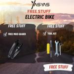 Yasyas 20” Folding Electric Bike, 250W Power