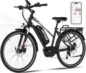 HITWAY 28" Electric Bike with Removable Battery