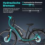 HITWAY 28" Electric Bike with Removable Battery