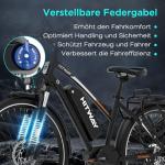 HITWAY 28" Electric Bike with Removable Battery