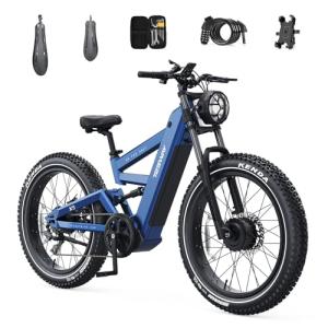 TESWAY X9 Dual Motor Full Suspension Fat Tire eBike
