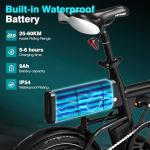 HITWAY 16-Inch Folding Electric Bike for Commuting