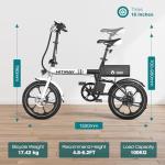 HITWAY 16-Inch Folding Electric Bike for Commuting