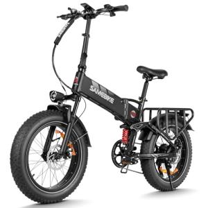 SAMEBIKE 20" Fat Tire Folding Electric Bike