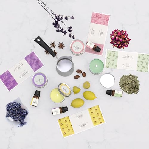 Adult Beginners Candle Making Kit: Soy Wax, Melter, Scents