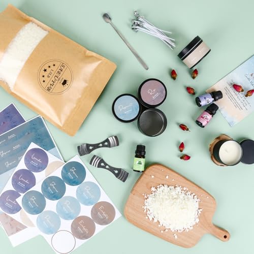 DIY Soy Candle Making Kit with Wax Melter