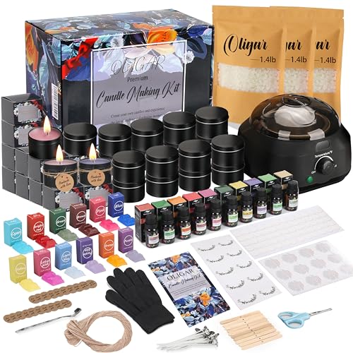 Oligar DIY Candle Making Kit for Adults, Beginners