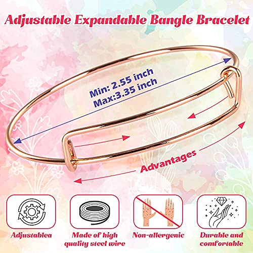 Sofier 542pcs DIY Bangle Bracelet Making Kit