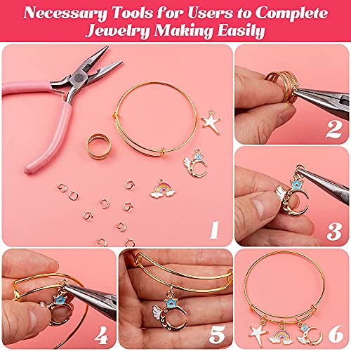 Sofier 542pcs DIY Bangle Bracelet Making Kit