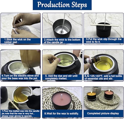 Oligar DIY Candle Making Kit for Adults, Beginners