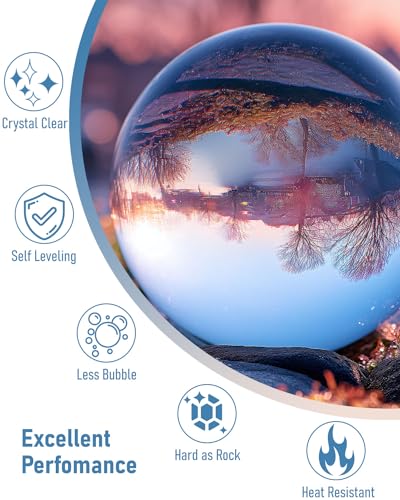 Smallbudi 80 OZ Epoxy Resin Kit with Accessories