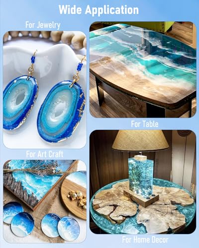 Smallbudi 80 OZ Epoxy Resin Kit with Accessories