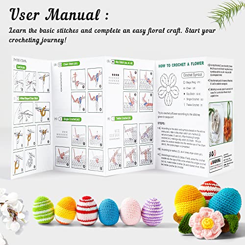 113-Piece Crochet Set with 1600 Yards Assorted Yarn