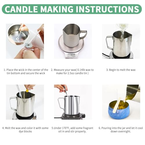 Trulloyoo Candle Making Kit with Beeswax and Essential Oils
