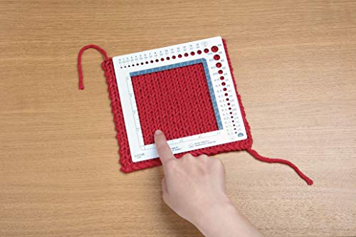 Clover Swatch Ruler and Needle Gauge - White