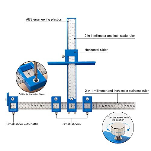 Cabinet Hardware Jig for Easy Door and Drawer Installation