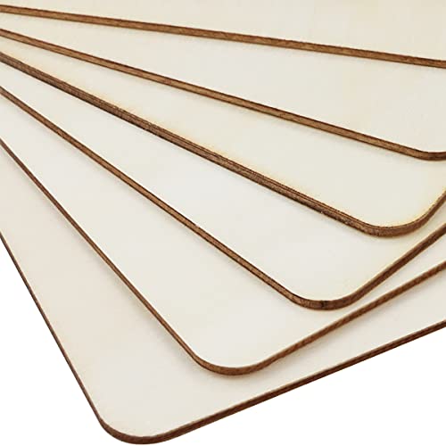 25Pcs 6x6 Unfinished Basswood Sheets for DIY Crafts