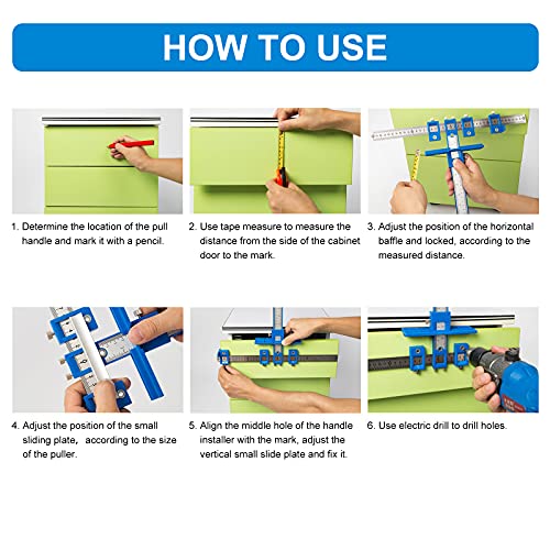 Cabinet Hardware Jig for Easy Door and Drawer Installation