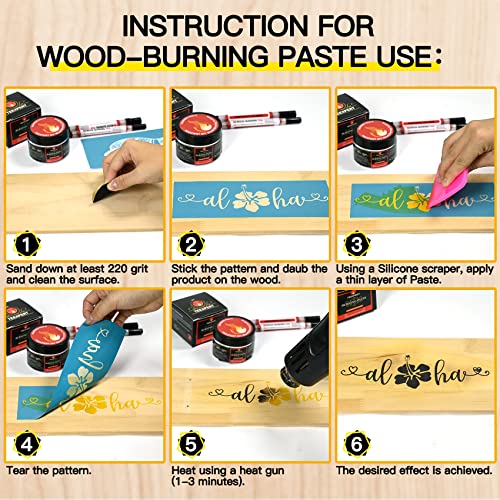 DIY Wood Burning Gel Pen Set with Accessories