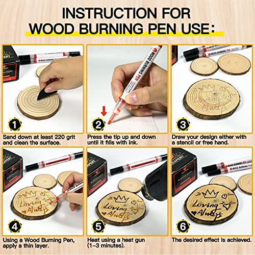 DIY Wood Burning Gel Pen Set with Accessories