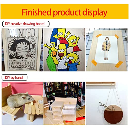 30 Pack Basswood Rectangular Thin Plywood for DIY Crafts