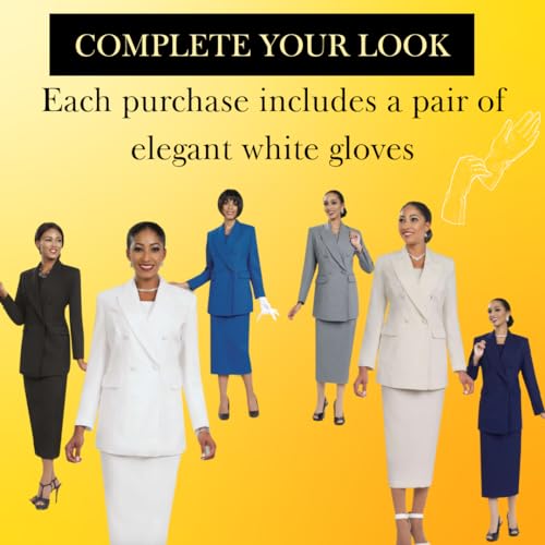 Ben Marc Women's Black Church Dress with Matching Gloves