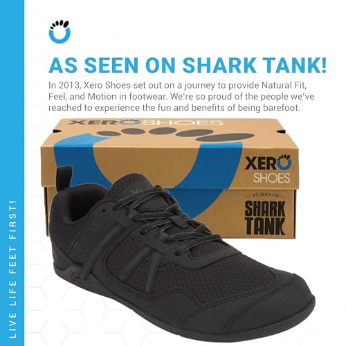 Xero Shoes Men's Prio Cross Training Shoe - Lightweight Black