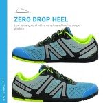 Xero HFS Men's Barefoot Running Shoes, Glacier Blue