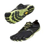 Vibram Men's FiveFingers, V-Run Running Shoe Black Yellow