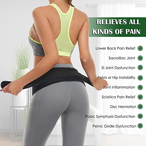 Adjustable SI Hip Belt for Lower Back Pain Relief
