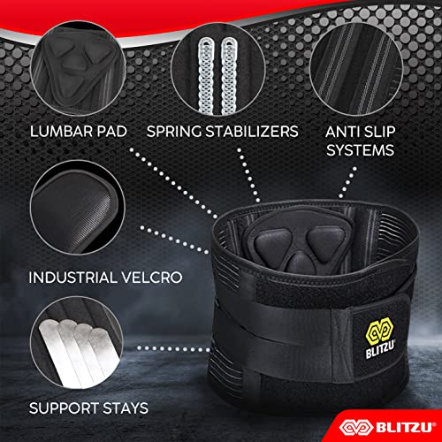BLITZU Orthopedic Back Brace for Men - XL